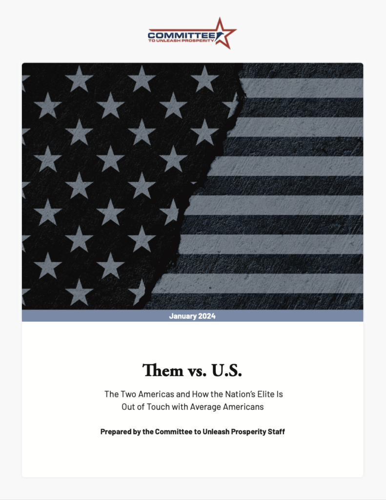 Them vs. Us: The Two Americas and How the Nation’s Elite Is Out of Touch with Average Americans